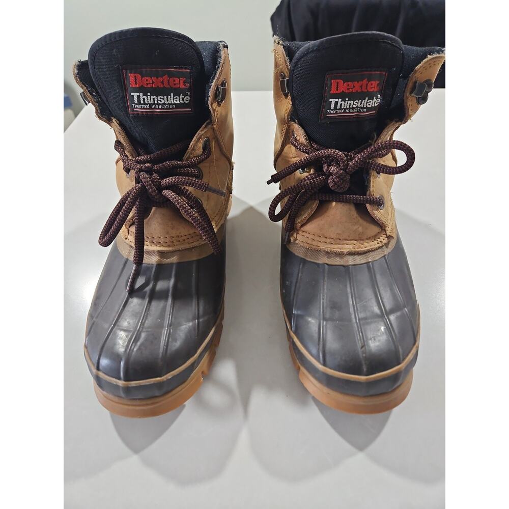 Dexter Duck boots Mens 9M Rubber Toe Lace Up Waterproof Thinsulate